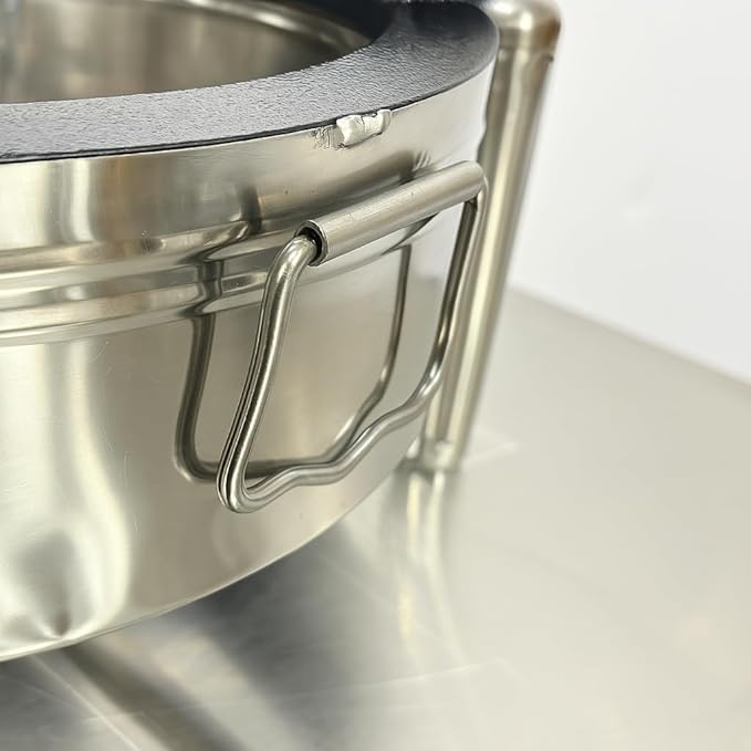 Stainless Steel Round Burner Stove – 12"x12"x8" Heavy-Duty Commercial Gas Stove for Catering, Restaurants & Outdoor Cooking | Commercial Gas Burner
