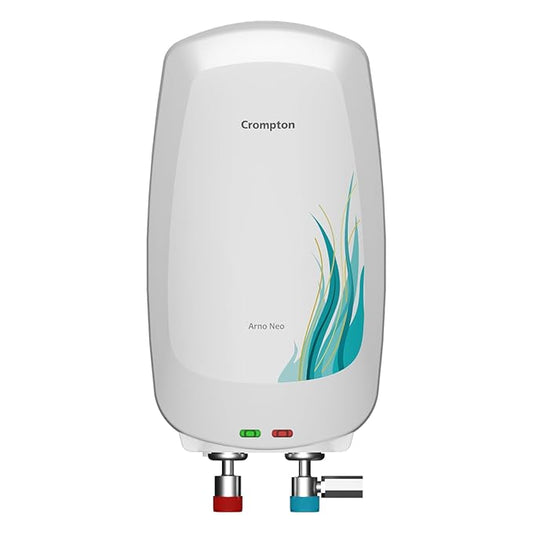 Crompton Arno Neo 3 Litres instant water heater (Geyser) with 3 Level Advance Safety and Food grade technology|Rust proof Body