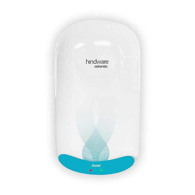 hindware smart appliances Atlantic Xceed 5L 3Kw Instant Water Heater With Copper Heating Element And High Grade Stainless Steel Tank, Wall Mounting