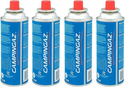 CAMPINGAZ Compact Butane Gas Canister, Perfect for Camping & Outdoor Cooking (Blue, 4)