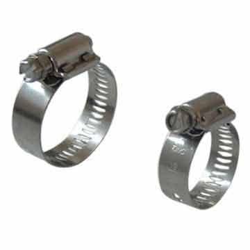 Nylon 2 Meter Rubber Gas Pipe with 2 Clamps, Clear