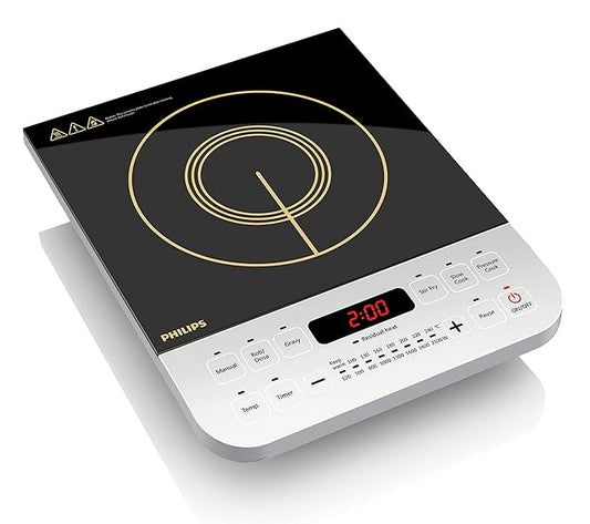 Philips Viva Collection HD4928/01 2100-Watt Induction Cooktop (Black)