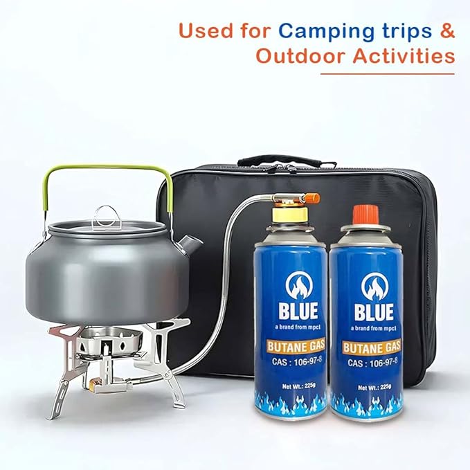Spinxx Portable Butane liquefied Gas Can Resealable Easy to use Perfect Suitable to Refill Lighter Welding Fuel Gas Flame Torch Canister (1 PCS)