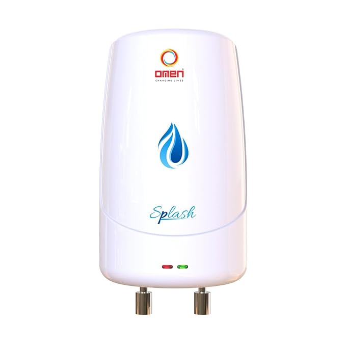Splash 3 L Instant Water Heater | 3000 W Fast Heating | Gas Geyser with Advanced Safety Features | Rust-Resistant SS Tank | Ideal for Kitchen & Bathroom
